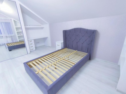 
Односпальне ліжко Голд з підйомним механізмом 90x190 своєю королівською вишукан. . фото 9
