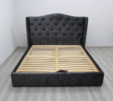 
Односпальне ліжко Голд з підйомним механізмом 120x190 своєю королівською вишука. . фото 3