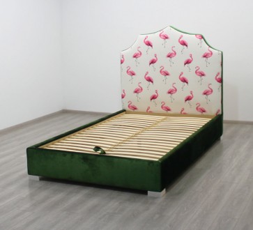 
Односпальне ліжко Еллі з підйомним механізмом 120x190 заворожує своїм дизайном.. . фото 2