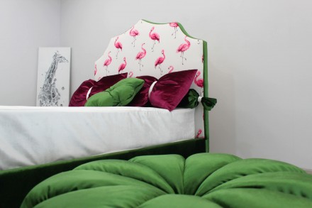 
Односпальне ліжко Еллі з підйомним механізмом 120x190 заворожує своїм дизайном.. . фото 3