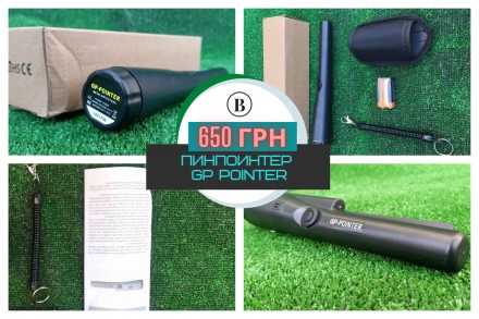 Пинпоинтер GP Pointer металлоискатель - целеуказатель Чёрный Pointer. Киев. фото 1 Пинпоинтер GP Pointer металлоискатель - целеуказатель Чёрный Pointer. Киев. фото 1