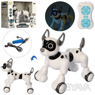 Интерактивная игрушка-робот Собака - это воплощение детской мечты! Настоящий умн. . фото 1