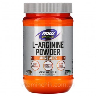 L-Аргинин, L-Arginine Powder, Now Foods, порошок 454 гр. Київ. фото 1 L-Аргинин, L-Arginine Powder, Now Foods, порошок 454 гр. Київ. фото 1