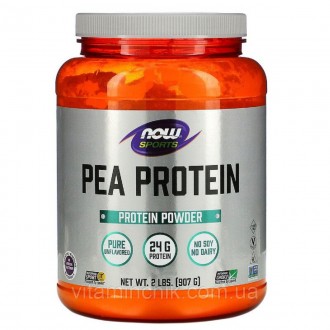 Протеин гороховый, Pea Protein, Now Foods, порошок 907 гр. Київ. фото 1 Протеин гороховый, Pea Protein, Now Foods, порошок 907 гр. Київ. фото 1