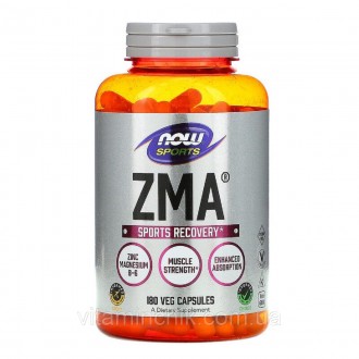 Спортивное Восстановление после тренировки, ZMA, Now Foods, 180 капсул. Київ. фото 1 Спортивное Восстановление после тренировки, ZMA, Now Foods, 180 капсул. Київ. фото 1