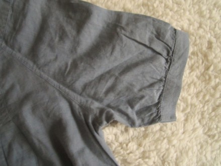 Тонкая  хлопковая  кофточка на подкладке, цвет  джинсовый, Marks&Spencer, на. . фото 6