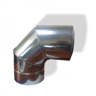 
Труба для дымохода 1 м 400 мм толщина 1 мм. Материал – нержавеющая сталь AISI 3. . фото 2