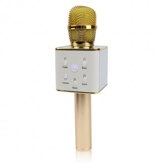  Беспроводной микрофон-караоке bluetooth Q7 MS в коробке. Портативный Bluetooth . . фото 2