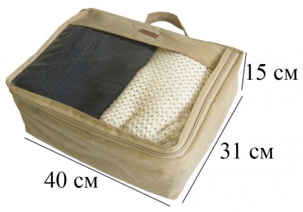 В комплект входит 1 большая сумка (40*31*15 см), 2 средних сумки (30*27*12 см), . . фото 3