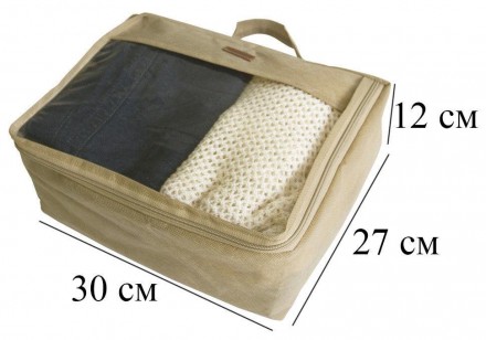 В комплект входит 1 большая сумка (40*31*15 см), 2 средних сумки (30*27*12 см), . . фото 4