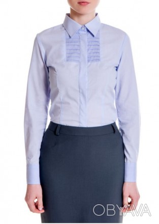 Блуза женская Мари
Ткань: рубашечная, плотность 125г/м2

Состав: 65%ПЕ 35%ХБ
. . фото 1