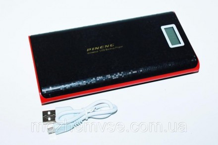 Портативное зарядное PINENG PN-920 Power Bank 40000 mah LCD Портативное зарядное. . фото 5