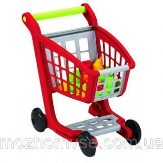 Игровой набор Ecoiffier Тележка для супермаркета с продуктами (001225). Лозовая. фото 1 Игровой набор Ecoiffier Тележка для супермаркета с продуктами (001225). Лозовая. фото 1