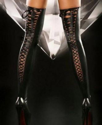 Панчохи латексні (спандекс) зі шнурівкою
Дуже красиво виглядають і притягують по. . фото 3