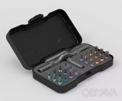 Оригінальний набір викруток 24 в 1 з тріскачкою від фірми Duka RS1.
Особливості:. . фото 1