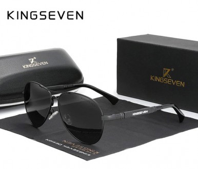 Оригинальные, поляризационные, солнцезащитные очки KINGSEVEN N7730 для мужчин и . . фото 2