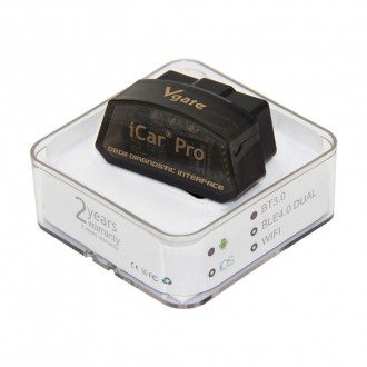 Vgate iCar Pro - це професійний діагностичний ELM327 Bluetooth сканер для зчитув. . фото 9
