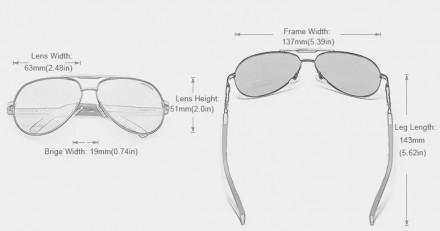 Оригінальні, поляризаційні, сонцезахисні окуляри KINGSEVEN K725 мають стильний д. . фото 6