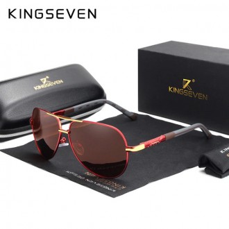 Оригінальні, поляризаційні, сонцезахисні окуляри KINGSEVEN K725 мають стильний д. . фото 2