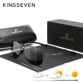 Оригінальні, поляризаційні, сонцезахисні окуляри KINGSEVEN N7188 мають стильний . . фото 2