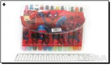  Товар на сайте >>>Мелки восковые Crayons "SM"L, набор 12 цв. PVC Оптовая Торгов. . фото 1