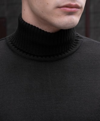 
 Мужской свитер Axelrod (черный) изготовлен из турецкой пряжи( 70% шерсть, 30% . . фото 7