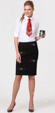 Юбка женская 106, юбка для администратора, официанта

Ткань: костюмная смесова. . фото 2
