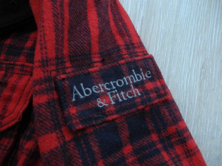 Куртка утепленная Abercrombie s Fitch р. M ( Сост Нового ) 75% шерсть ,высочайше. . фото 5