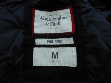 Куртка утепленная Abercrombie s Fitch р. M ( Сост Нового ) 75% шерсть ,высочайше. . фото 4