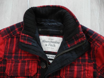 Куртка утепленная Abercrombie s Fitch р. M ( Сост Нового ) 75% шерсть ,высочайше. . фото 3