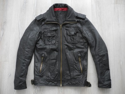 Куртка Superdry RYAN Leather Jacket р. M ( Новое ) 100% кожа , супер цвет очень . . фото 2