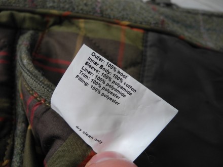 Куртка твидовая Barbour Sporting р. M ( Сост Нового ) 100% Wool ,высочайшее каче. . фото 10