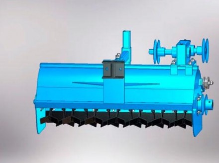 Мульчирователь для мототрактора
Основное назначение мульчирователя — измельчение. . фото 11