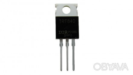 Транзистор IRF840 полевой N-канал 500V 8A TO-220.. . фото 1