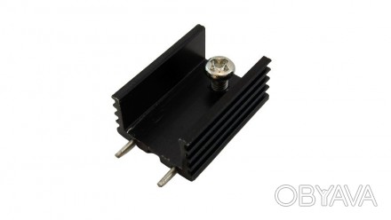  Черный радиатор для транзисторов TO-220 20*15*10мм.. . фото 1