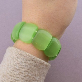 Розмір каменю: 20х15 мм.
Тип замочка: Без замка (Резинка)
Довжина: 17 см.
Камінь. . фото 3