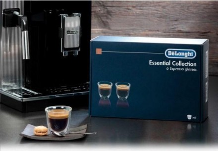 
Дизайнерские 60 мл стаканчики для кофе DeLonghi Espresso (6 шт.) превосходно по. . фото 4