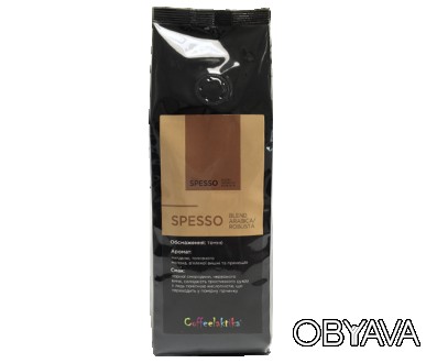 Coffeelaktika Spesso — свежеобжаренный кофе в зернах, состоит на 70% из арабики . . фото 1