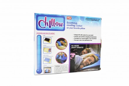 Подушка Chillow является уникальной охлаждающей подушкой, которая поможет при го. . фото 2
