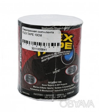 Лента Flex Tape - это прочная резиновая водонепроницаемая лента, которая немедле. . фото 1