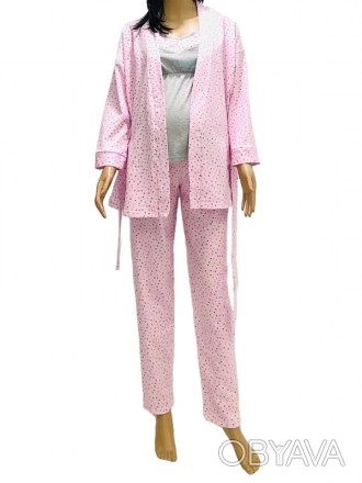Тепла и комфортная пижама для беременных и кормящих женщин, созданная с учетом в. . фото 1