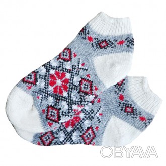 Теплые носки из натуральной шерсти, которые согреют в дни зимней вьюги и будут с. . фото 1