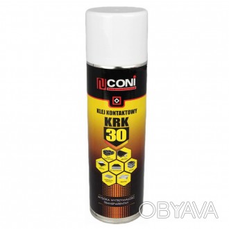 Аерозольний термостійкий контактный клей CONI KRK 30
Професійний контактний клей. . фото 1