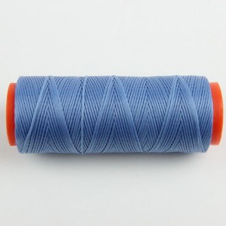 Нить для перетяжки руля вощеная (цвет светло синий 1923), толщина 0,8 мм, длина . . фото 4