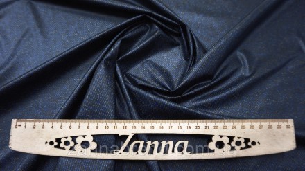  Ткань плащевка цвет джинсовый меланж "Фактура ткани" - тонкое полотно состоящее. . фото 4