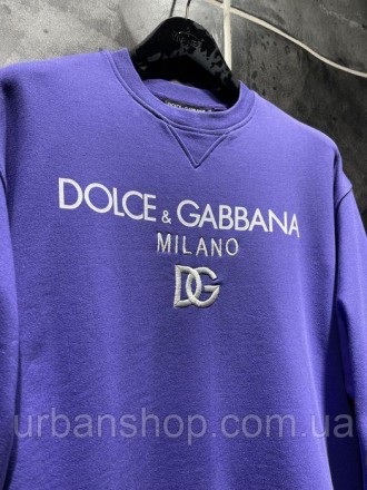 
Чоловічий Світшот Батник Толстовка Кофта в стилі Dolce&Gabbana Дольче Габбана
В. . фото 4