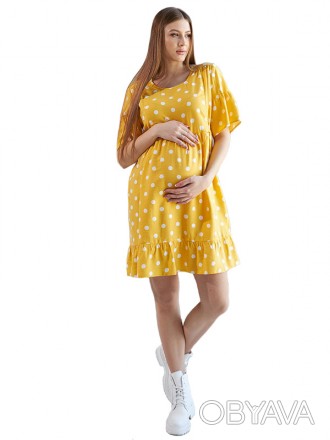 Солнечная желтое платье идеально подходит для летних прогулок, обычным делом или. . фото 1