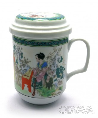 Чашка чайная заварочная с ситом Цветы
Материал керамика, объем 330 мл
Упаковка к. . фото 1