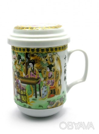 Чашка чайная заварочная с ситом Гейши
Материал керамика, объем 330 мл
Упаковка к. . фото 1