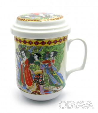 Чашка чайная заварочная с ситом Девушки
Материал керамика, объем 330 мл
Упаковка. . фото 1